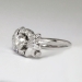 Art Deco 1930's .56ct t.w. Orange Blossom Old Mine Cut Diamond Engagement Ring 18k