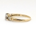 Art Deco .20ct t.w. 1930's Old European Cut Diamond Engagement Ring Two Tone 14k