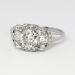 Art Deco 1.07ct t.w. Old European Cut Mixed Cut Diamond 1930's Engagement Ring Platinum