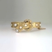 Incredible Victorian Antique Cushion Cut Diamond & Pearl 18k Filigree Bracelet