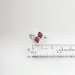Beautiful 1960's Pink Tourmaline & Diamond Bypass Ring 18k