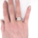 Glittering 1930's Art Deco .60ct t.w. Old European Cut Diamond Halo Engagement Ring 14k
