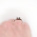 Art Deco 1.09ct t.w. Diamonds & Sapphires Navette Platinum Ring