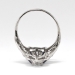 Art Deco 1.09ct t.w. Diamonds & Sapphires Navette Platinum Ring