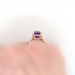 Estate 8.75ct t.w. Amethyst & Pave' Diamond Ring 14k Rose Gold