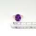 Estate 8.75ct t.w. Amethyst & Pave' Diamond Ring 14k Rose Gold