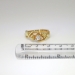 Art Nouveau 1900's .25ct Old European Cut Mermaid Hand Carved Ring 18k