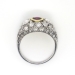 Art Deco 1930's 1.62ct t.w. Ruby & Diamond Filigree Platinum 18k Ring