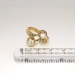 Edwardian 1920's .66ct t.w. Old Cushion Diamond Natural Pearl Bypass Ring 18k