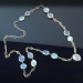 Antique Art Nouveau 1900's 30ct t.w. Moonstone Necklace Sterling Silver