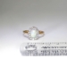 Art Nouveau 1900's 1ct t.w. Opal & Diamond Halo Ring 18k