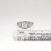 Art Deco 1930's .94ct t.w. Old European Cut Diamond & Hand Engraving Platinum Engagement Ring