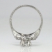Art Deco 1930's .94ct t.w. Old European Cut Diamond & Hand Engraving Platinum Engagement Ring
