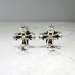 Estate Tiffany & Co. Authentic Classic Signature X Earrings 18K Sterling Silver
