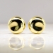 Estate Tiffany & Co. Elsa Peretti Thumbprint Omega Back 18k Earrings