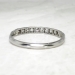 Art Deco 1930's Diamond Wedding Stacking Band .40ct t.w. 10 Stone Ring Platinum