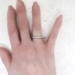 Art Deco 1930's Diamond Wedding Stacking Band .40ct t.w. 10 Stone Ring Platinum