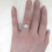 Art Deco 1930's Vintage 1.08ct t.w. Old European Cut Diamond Engagement Ring Platinum