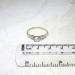 Art Deco 1930's Vintage .44ct t.w. Old European Cut Diamond Engagement Ring 14k Platinum