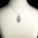 Edwardian 1920's 1.66ct t.w. Old European Cut Diamond Filigree Platinum Pendant