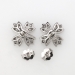 Estate Tiffany & Co. .70ct t.w. Diamond Floret Snowflake Stud Earrings Platinum