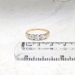Art Nouveau 1900's 1.16ct t.w. Old European Cut Diamond Five Stone Anniversary Ring 18k Platinum
