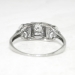 Art Deco 1930's .20ct Unique Old European Cut Diamond 18k Engagement Ring 