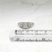 Art Deco 1930's .20ct Unique Old European Cut Diamond 18k Engagement Ring 