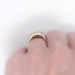 Art Deco 1930's Engagement Ring .10ct t.w. Old European Cut Diamond Engagement Ring Two Tone 14k/10k