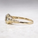 Art Deco 1930's Engagement Ring .10ct t.w. Old European Cut Diamond Engagement Ring Two Tone 14k/10k