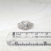 Art Deco 1930's Vintage .44ct t.w. Old European Cut Diamond Engagement Ring Platinum