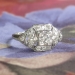 Art Deco 1930's Vintage .44ct t.w. Old European Cut Diamond Engagement Ring Platinum