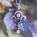 Stunning Victorian English 1.5ctw Old Mine Cut Diamond Pendant 14k/SS