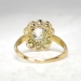 Antique 1900's Art Nouveau 2.20ct t.w. Old Cushion Cut Diamond Halo Engagement Anniversary Ring 18k Platinum