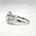 Vintage Art Deco 1930's .94ct t.w. Old European Cut Diamond Cocktail Anniversary Ring Platinum