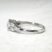 Art Deco 1930's .77ct t.w. Old European Cut Diamond Engagement Ring Platinum