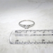 Vintage Jabel 1940's .43ct Solitaire Old European Cut Diamond 10k White Gold Engagement Ring