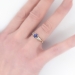 Antique Edwardian 1920's 1.25ct t.w. Sapphire & Diamond Engagement Ring 18k Platinum