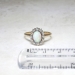 Victorian 1890's 1.65ctw Opal & Old European Cut Diamond Halo Ring 14k