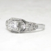 Vintage Art Deco 1930's .35ct t.w. Old European Cut Diamond Engagement Anniversary Ring 18k
