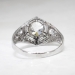Art Deco 1930's 2ct t.w. Old European Cut Diamond Engagement Ring Platinum 14k