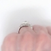 Art Deco 1930's 2ct t.w. Old European Cut Diamond Engagement Ring Platinum 14k