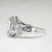 Art Deco 1930's 2ct t.w. Old European Cut Diamond Engagement Ring Platinum 14k