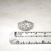 Art Deco 1930's 2ct t.w. Old European Cut Diamond Engagement Ring Platinum 14k