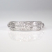 Art Deco 1930's .51ct t.w. Mixed Baguette & Single Cut Diamond Wedding Stacking Band Ring Platinum
