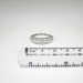 Art Deco 1930's .51ct t.w. Mixed Baguette & Single Cut Diamond Wedding Stacking Band Ring Platinum