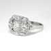 Vintage Art Deco 1930's .35ct t.w. Old European Cut Diamond Anniversary Engagement Ring Platinum