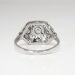 Vintage Art Deco 1930's .35ct t.w. Old European Cut Diamond Anniversary Engagement Ring Platinum