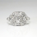 Vintage Art Deco 1930's .35ct t.w. Old European Cut Diamond Anniversary Engagement Ring Platinum