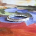 Vintage Art Deco 1930's 1ct t.w. Round Diamond Eternity Stacking Platinum Wedding Band Size 10
